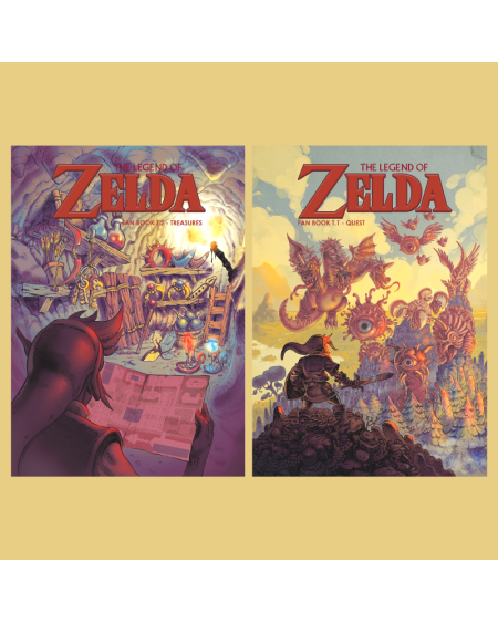 The legend of Zelda Fan Books Vol.1 and 2