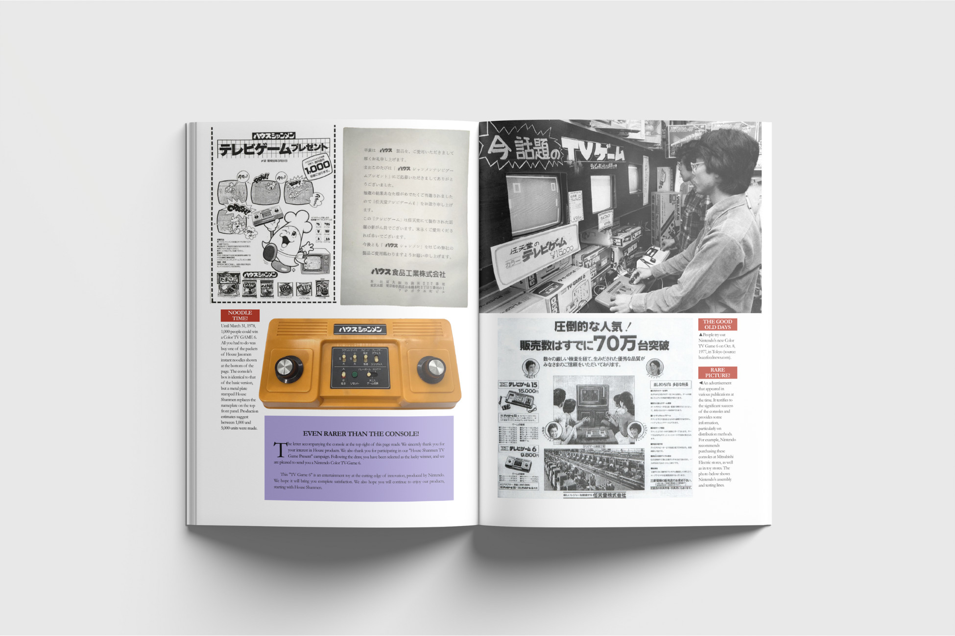 Big N Nintendo Dedicated magazine Pong Color Tv Game 6 and 15 sample 2