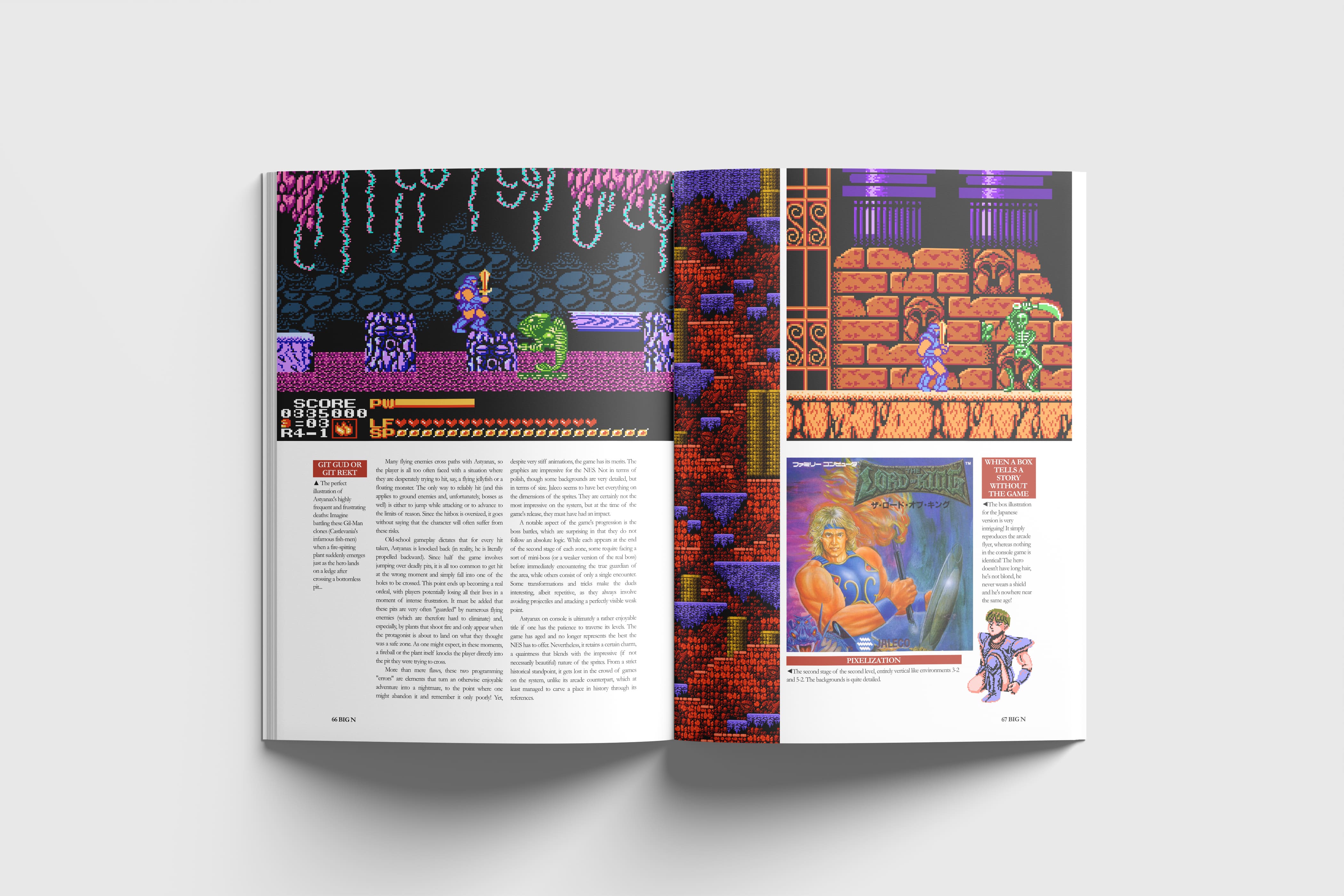 Big N Nintendo dedicated Magazine, Sample Astyanax the lord of king 1