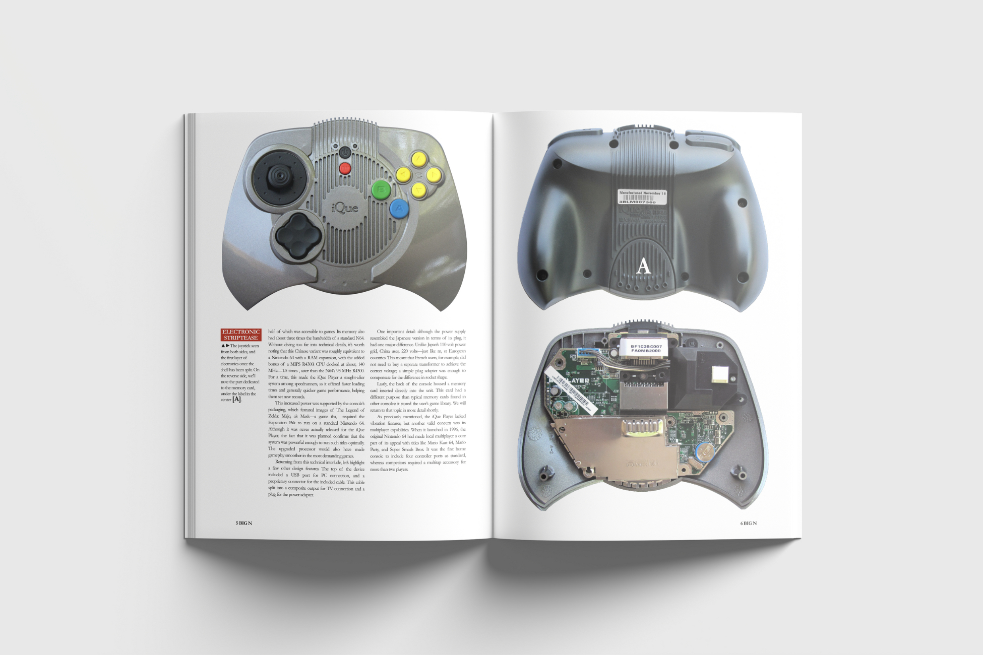 BIG N Nintendo Magazine Ique Player sample